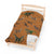 Brown Dino Velveteen Plush Blanket