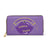 Poetic Hugs & Purple Kisses Signature Wallet (Purple)